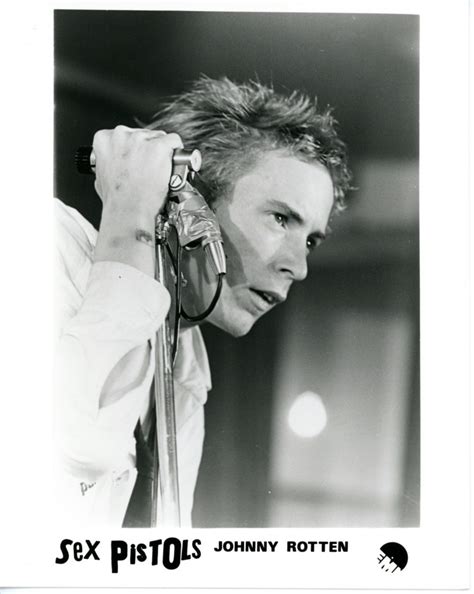 Sex Pistols Johnny Rotten Original Emi Press Photo The Roxy