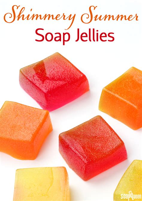 Shimmery Summer Soap Jellies Tutorial Soap Queen