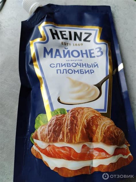 Отзыв о Майонез HEINZ со вкусом Сливочный пломбир | В стиле Heinz.