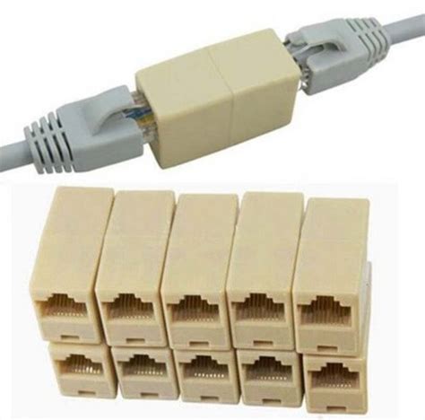 З'єднувач крупа Джойнер RJ45 (мама) UTP Cat5e Cat6 Перехідник Кабель ...
