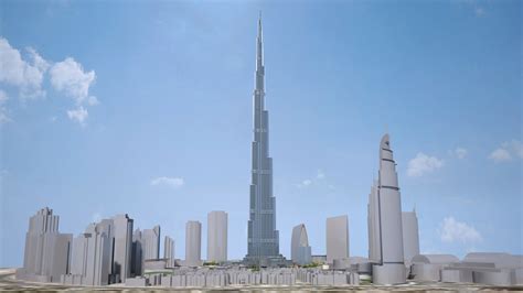 Burj Khalifa Dubai Downtown 3d Model Cgtrader