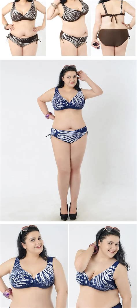 Brand New Big Women Plus Size Swimsuit Sexy Brazilian Busty Lady Bikini Swimwear Buy Plus