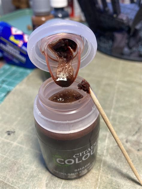 Brand new, sealed pot of Reikland fleshshade and it has this…gunk? What ...