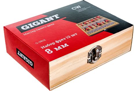 Набор фрез (12 шт; хвостовик 8 мм) Gigant G-0812 - выгодная цена ...