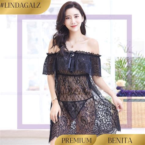 Jual LindaGalz BENITA Sexy Lingerie Big Size Jumbo Baju Tidur
