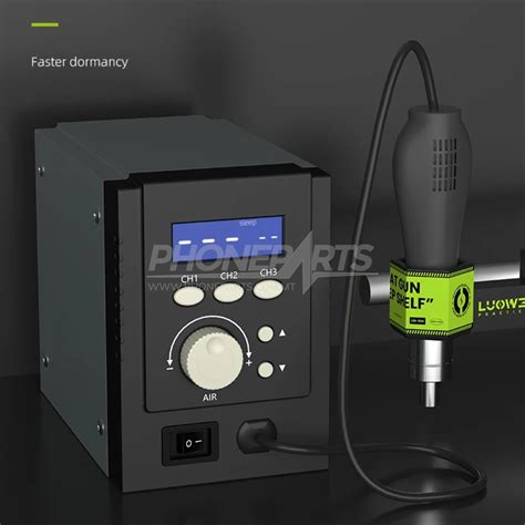 Luowei LW 304 Double HOT AIR Gun Holder For Quick Stationd With Sleeping Function Phoneparts