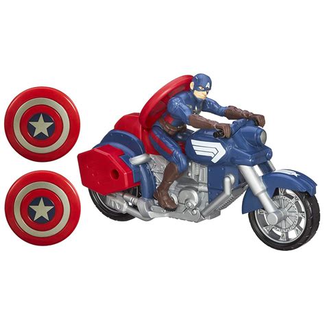 Marvel Comics Captain America Shield Blast Motorcycle - Walmart.com