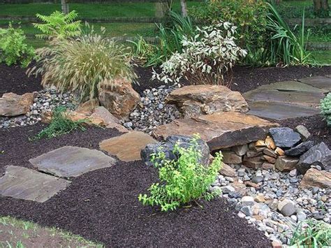 stone bridge | Diy landscaping, Garden landscape design, Mulch landscaping