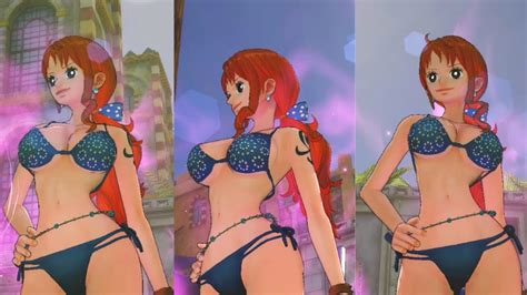 One Piece Pirate Warriors Nami Blue Bikini YouTube