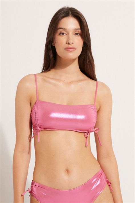 Liquid Metal Bikinioberteil Mit Herausnehmbarer Polsterung Tanktop Bikini Damen Tezenis