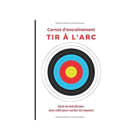 Buy Carnet D Entrainement Tir L Arc X Avec Cible Carnet D