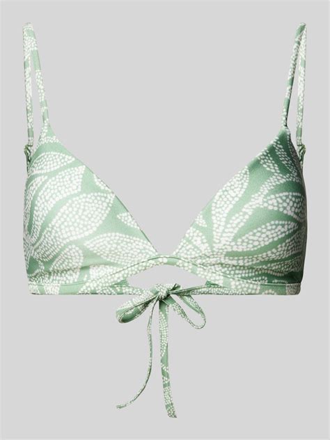 Barts Bikini Oberteil Mit Vorgeformten Cups Modell Akamu Gruen