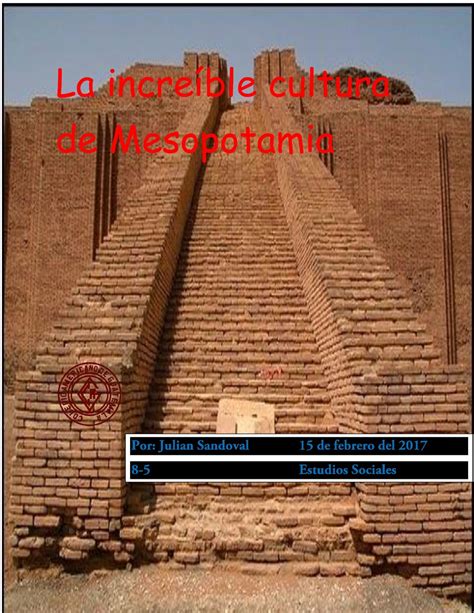 Calam O La Increible Cultura De Mesopotamia