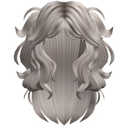 Messy Anime Layered Hair Pigtails Ash Blonde Roblox