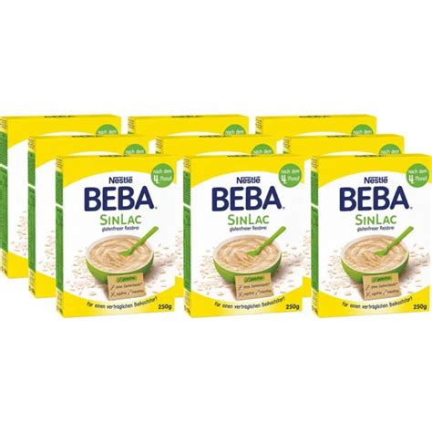 NESTLÉ BEBA SINLAC porridge di riso senza glutine 9 x 250 g EUR 59 90