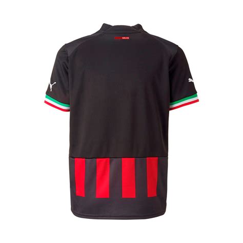 Jersey Puma Ac Milan Primera Equipaci N Zwart Tango Rood