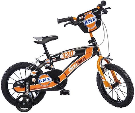 Dino Bikes Bmx Bicicletta Da Bambino Ragazzo 14 Pollici Con Rotelle