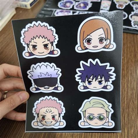 Promo Sticker Anime Set Pss0016 Jujutsu Kaisen 6pcs Diskon 23 Di