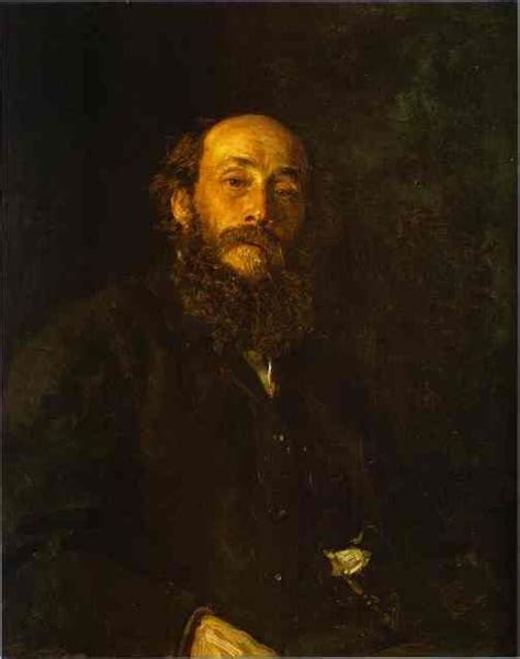 Portrait Of The Artist Nikolay Gay 1880 Ilya Repin Oil Painting Portrait Painting