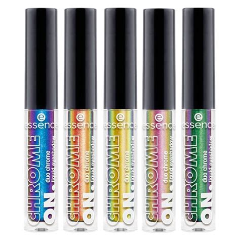 Жидкие тени для век Essence Chrome On.duo | отзывы