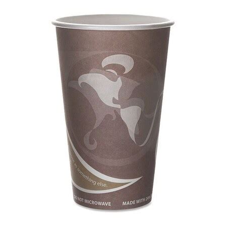 Eco Products Cup Hot 12 Oz 1000 PK1000 EPBRHC16EW Zoro