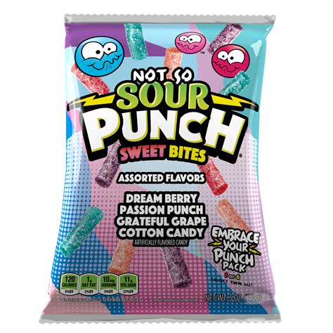 Sour Punch Bites Sweet Assorted Peg 12 5oz Frank Silva And Sons