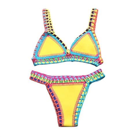 Sexy Bikini Vrouwen Badpak Zomer Neopreen Bikini Beach Wear Surf Biquini Vrouwelijke Badmode