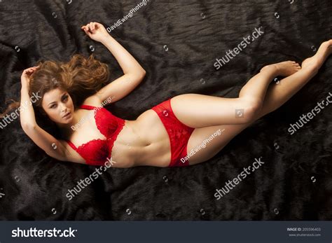 Beautiful Russian Woman Poses Stunning Lingerie Stock Photo Shutterstock
