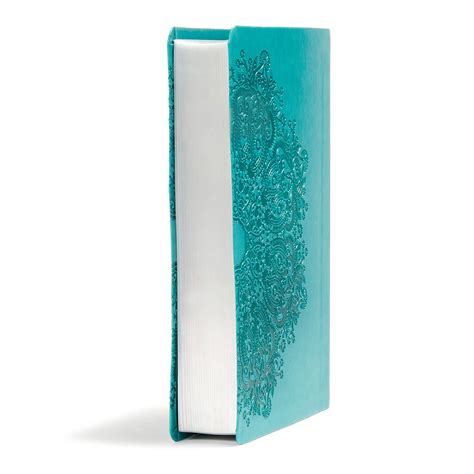 Kjv Large Print Compact Reference Bible Teal Leathertouch 3