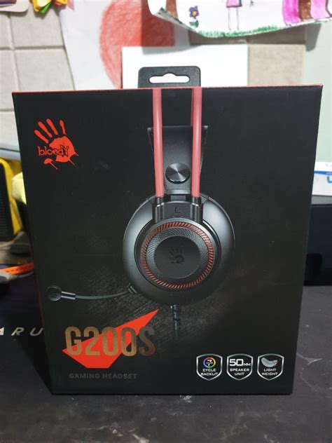 BLOODY A4TECH G200S USB WIRED GAMING HEADSET, Audio, Headphones ...