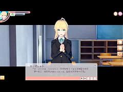 Eroge Koikatsu Cute Blonde Returnee Girl Huge Breasts Jk Margaret Chan Is Rubbed Breasts