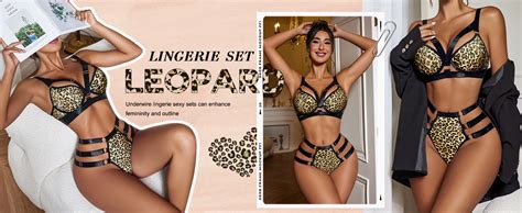 Avidlove Womens Lingerie Set Sexy Underwired Push Up Bra And Panty Set Two Piece Lingerie