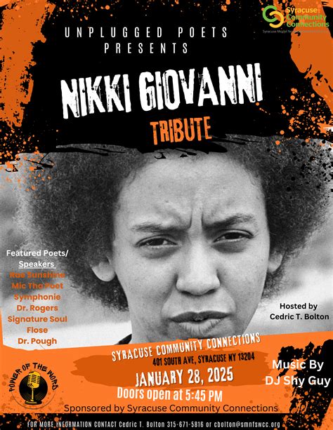 Nikki Giovanni Tribute | Syracuse Community Connections