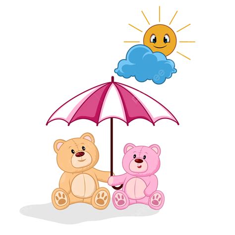 Couple Teddy Bear Cute, Teddy Bear, Couple Bear, Cute Teddy Bear PNG and Vector with Transparent ...