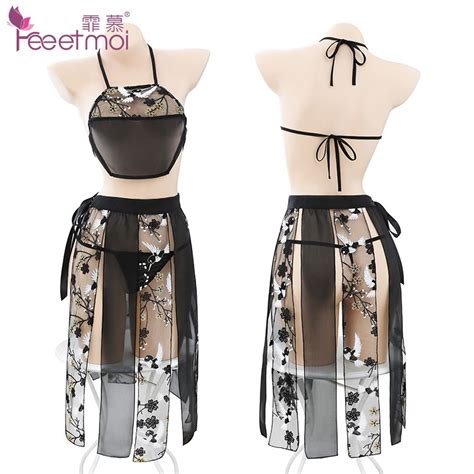 Supply Sexy Lingerie Ancient Style Apron Sexy Seduction Free Off Uniform Cheongsam Large Size