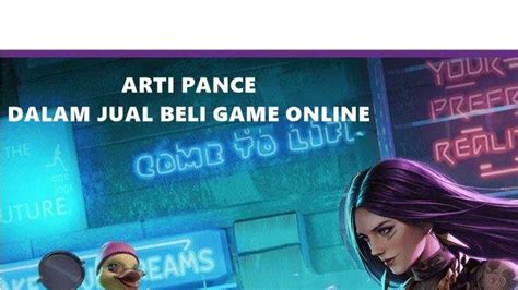 arti pance  jual beli game  ml  fire pubg  dota