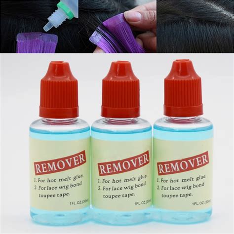 30mlbottle Adhesive Remover Liquid Fast Remove Hair Bond Glue Tape For Lace Wig Toupee