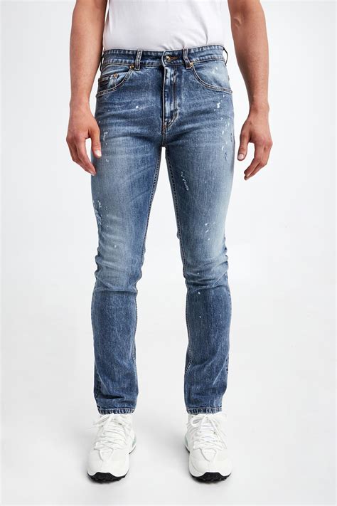 Jeansy męskie VERSACE JEANS COUTURE Niebieski Slim 74GAB5S0/CDW022D14 ...
