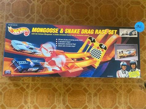 Hot Wheels Mongoose And Snake Drag Race Track Schultis And Son Inc