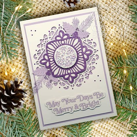 Creative Expressions Sue Wilson Festive Shadowed Sentiments May Your