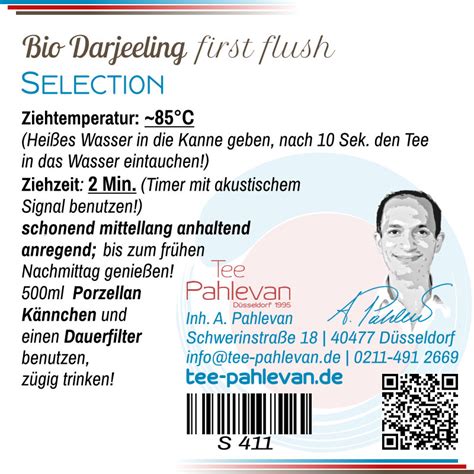 Bio Darjeeling First Flush Selection Bei Tee Pahlevan D Sseldorf