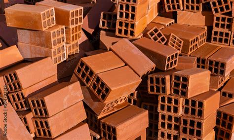Fired Clay Bricks Very Used In The Construction Of Reinforced Concrete