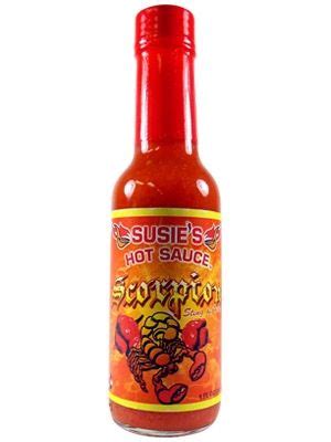 Susie S Scorpion Hot Sauce Hot Sauce Sauce Super Hot Peppers