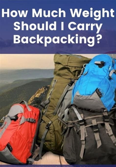 whats  ideal weight   hiking backpack expert advice