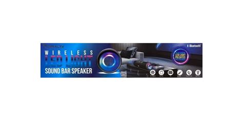 CobaltX 14" LED Wireless Sound Bar Speaker