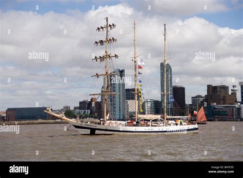 The Polish Ship The Pogoria Sailing Ship At The Tall Ships Race Parade