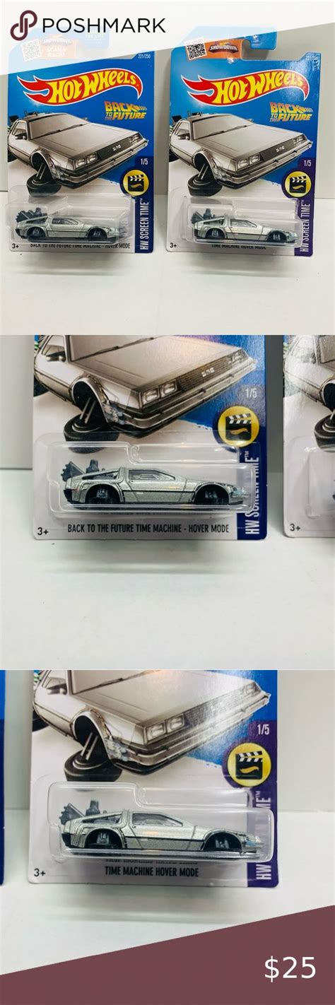Hot Wheels Back To The Future Time Machine Hover Mode Hw Screen Time