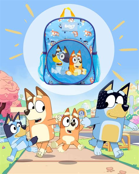 Buy Bluey Backpack Kids Bluey And Bingo Bluey Toys Bluey Cartoon