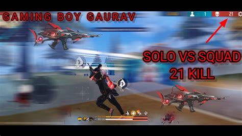 Kills In Solo Vs Sduad Pro Lobby Br Ranked Match Garena Free Fire