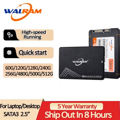 Walram SSD 120GB 240GB 500GB 128GB 1TB SATAIII solid state drive laptop ...